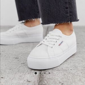 Superga Linea Platform Sneakers Sz 41/9.5